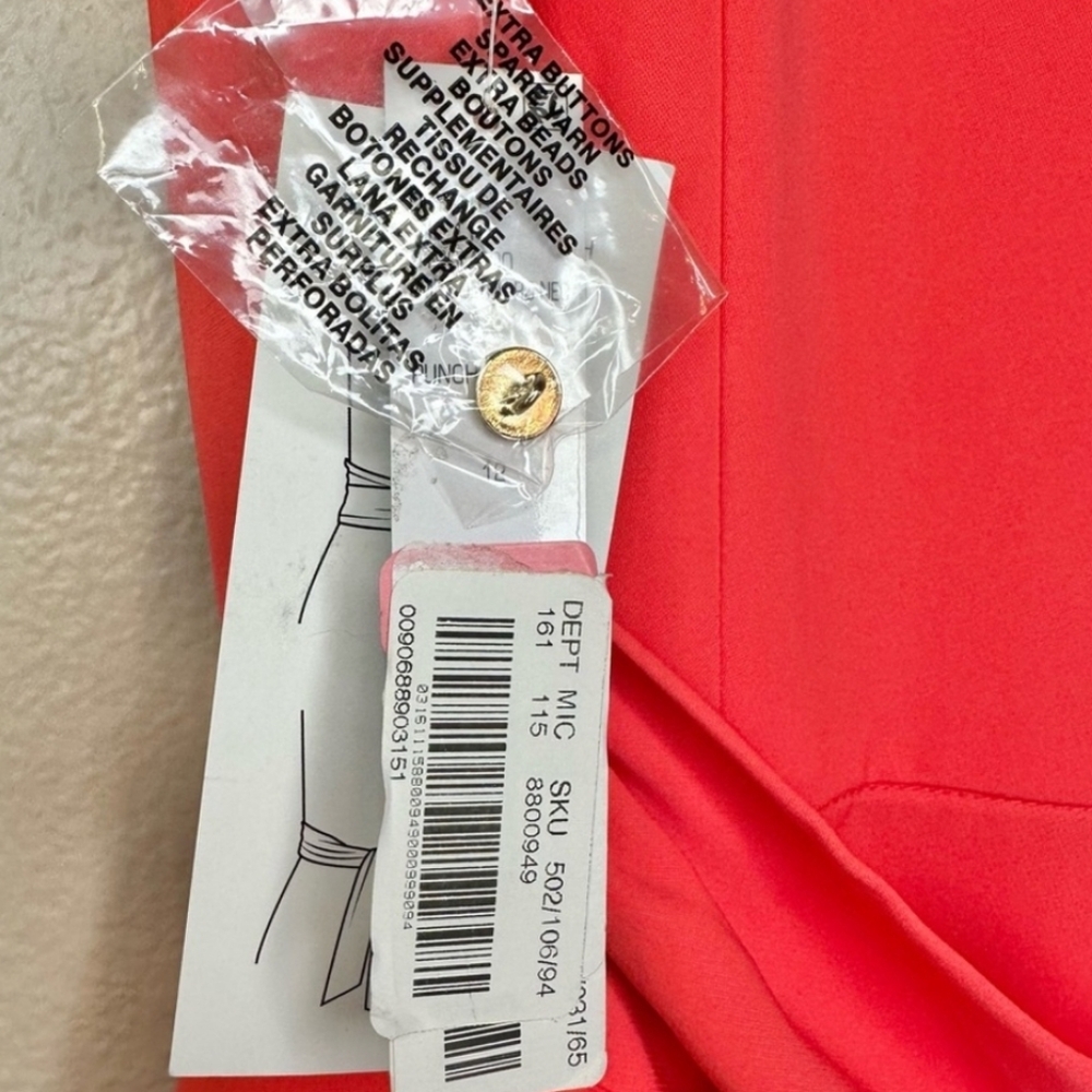 NWT Antonio Melani Coral Wide Leg Jumpsuit - Picture 5 of 9